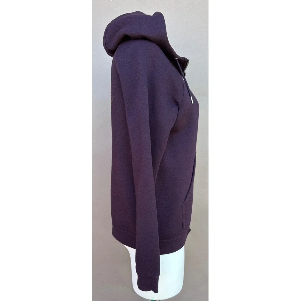 Nike Hoodie Womens M Fleece Rally Funnel Neck Hoodie Sweatshirt Purple Pockets‎